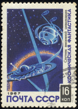 Illustration for article titled Awesome science fiction postage stamps from around the world